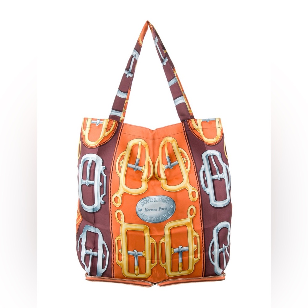 HERMES  Bovclerie D' Attelage Silky Pop Shopper Tote